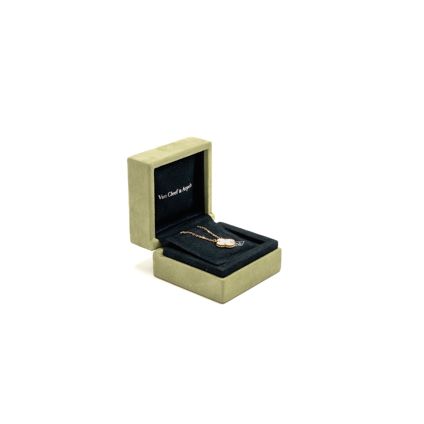 Van Cleef & Arpels Vintage Alhambra Pendant Yellow GOLD, White Mother-of-Pearl