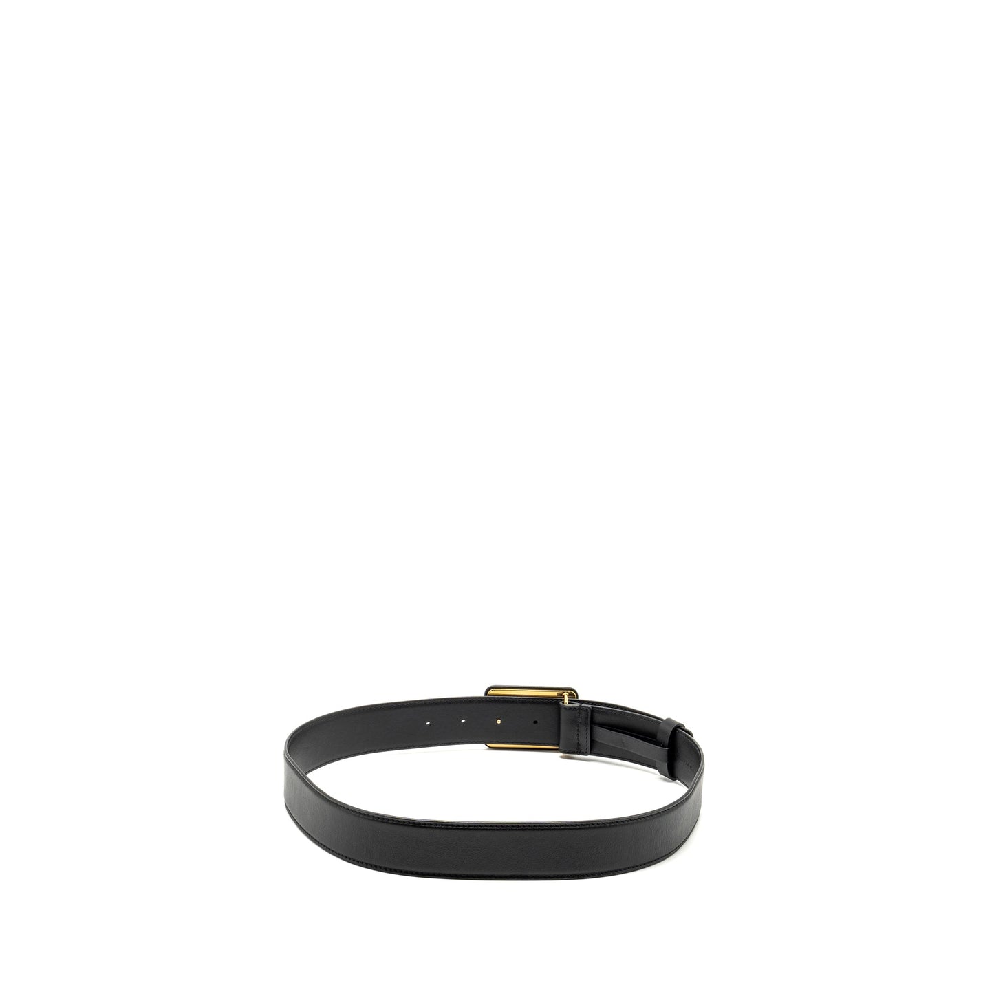 Luxury Dior size 80 30 Montaigne belt leather belt black GHW