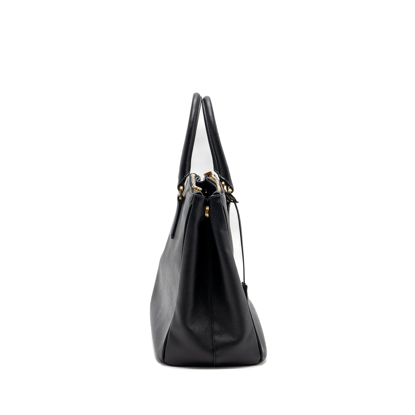 Prada Saffiano Tote Bag Calfskin Black GHW
