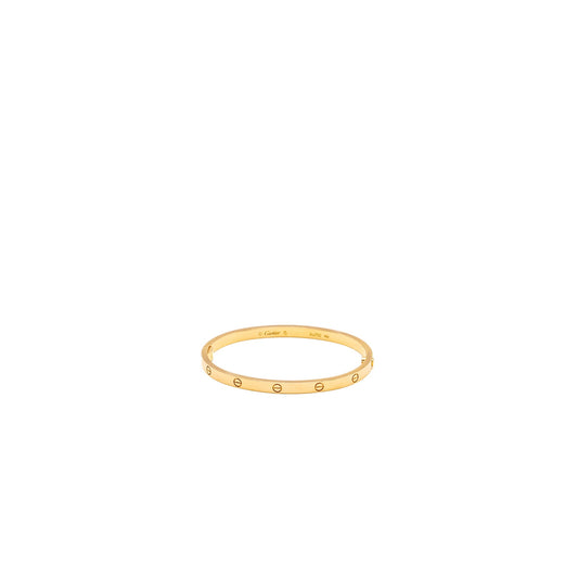 CARTIER Size 15 Love Bracelet Small Model Rose Gold