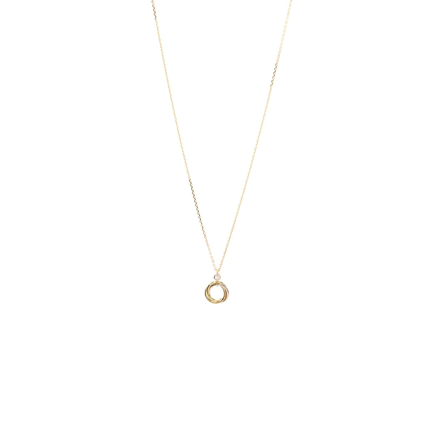 Cartier Trinity Necklace White gold / yellow gold / rose gold, diamond