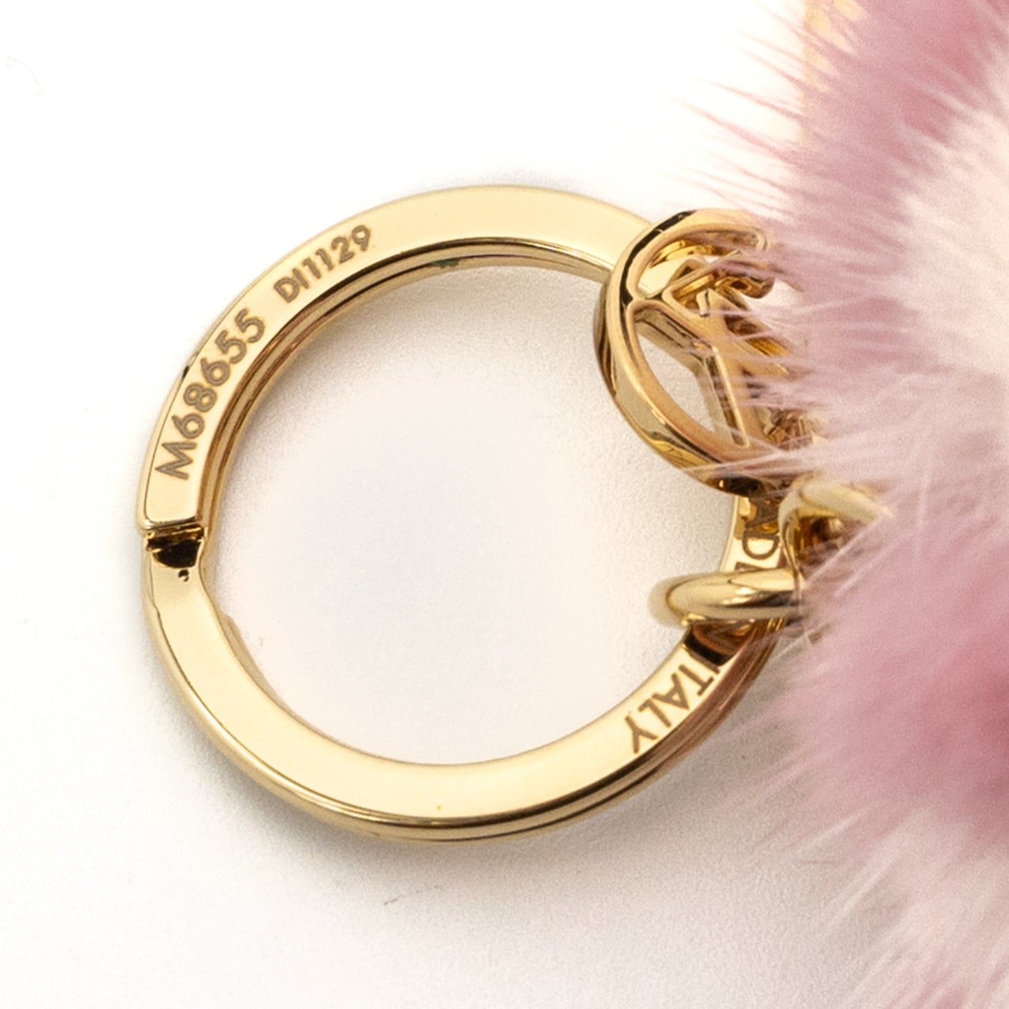 Louis Vuitton Vivienne hot air ballon bag charm / key ring fur multicolour