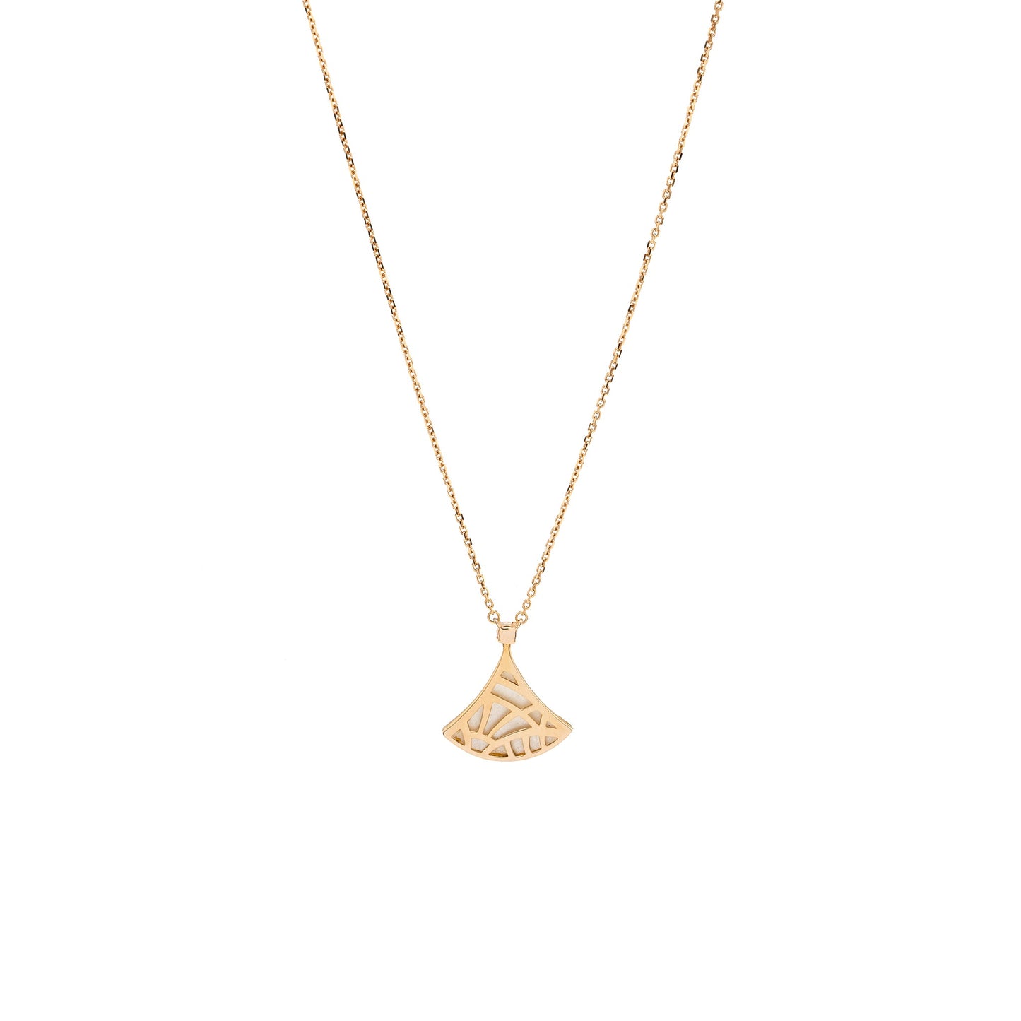 Bvlgari Divas’ Dream Necklace Mother of Pearl with diamond Rose Gold