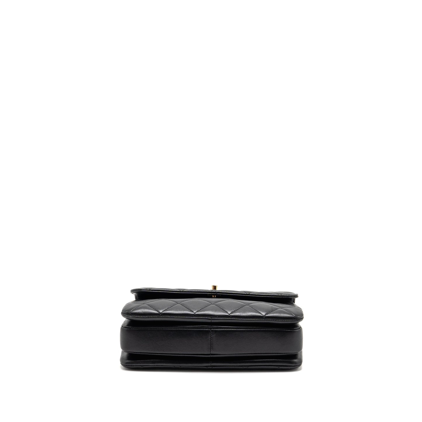 Chanel Top Handle Trendy CC Flap Bag Lambskin Black LGHW