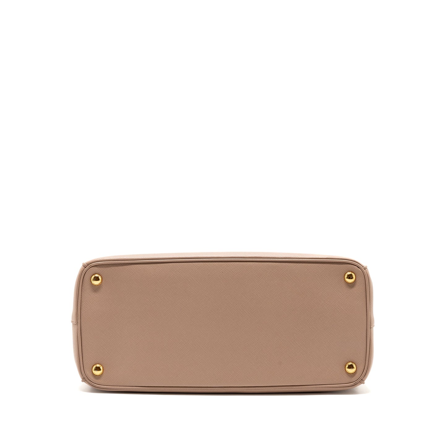 Prada Double Zip Shopping Toto Saffiano Cammeo GHW