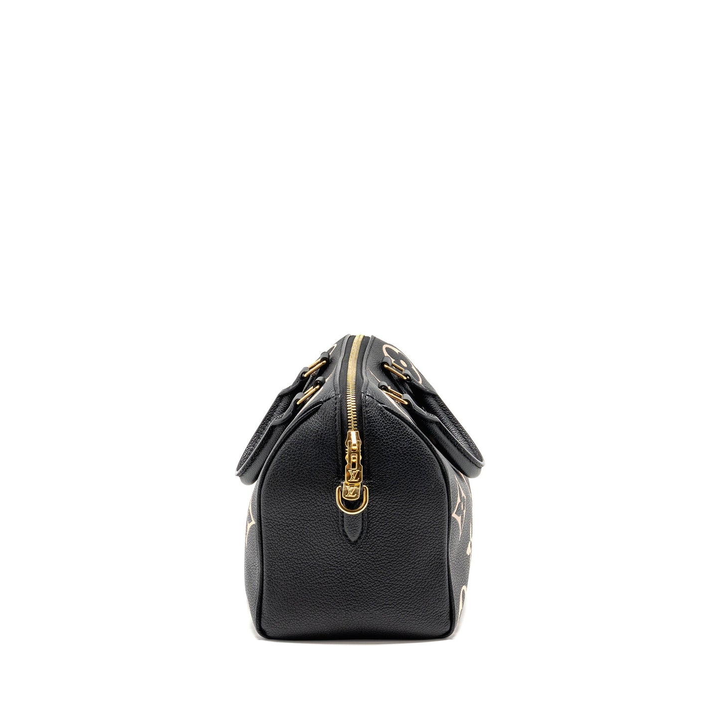 Louis Vuitton Speedy Bandouliere 25 Bicolour Monogram Empreinte Leather Black/Beige GHW