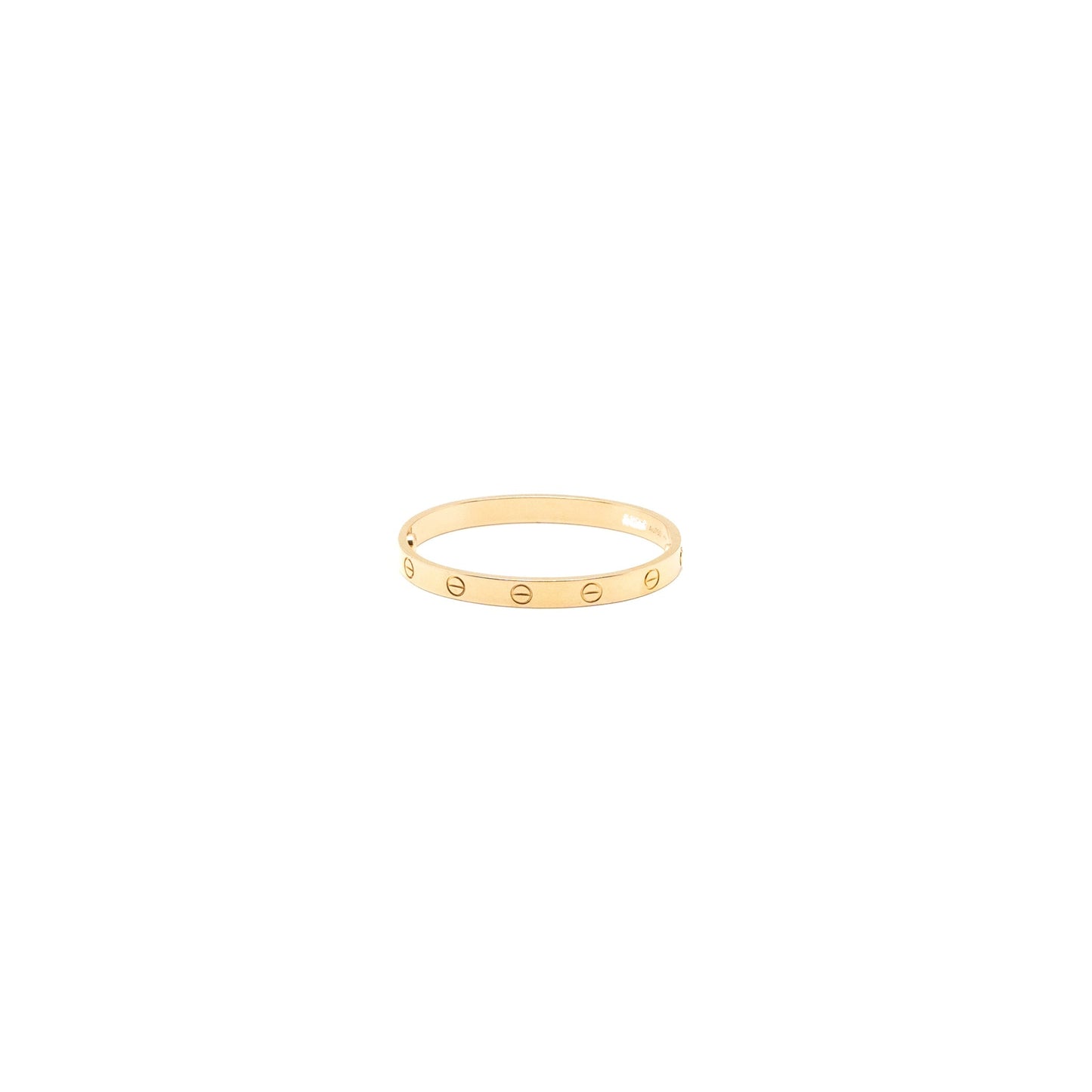 Cartier Size 16 Love Bracelet Rose Gold