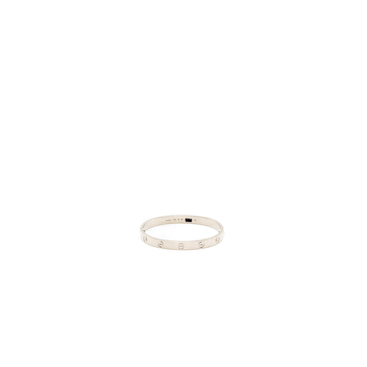 Cartier Size 16 Love Bracelet White Gold