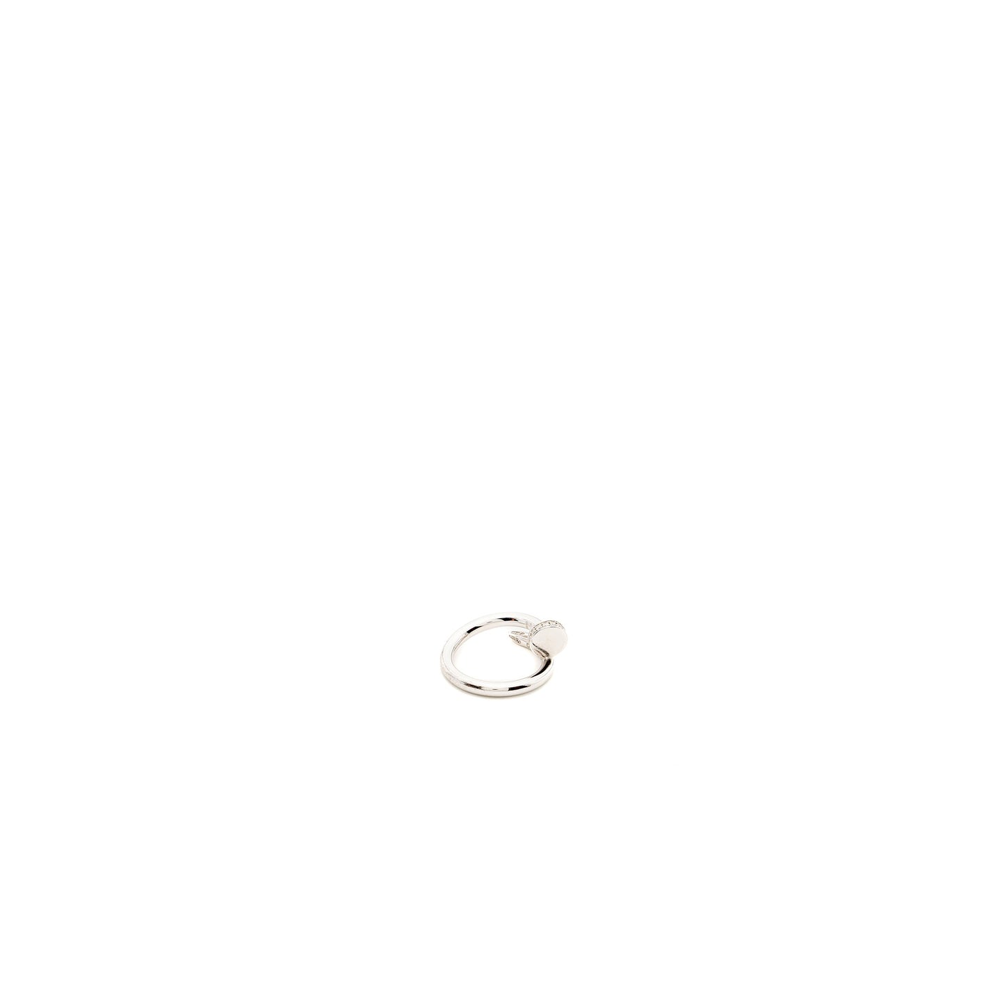 Cartier size 51 juste un Clou ring white gold/diamonds