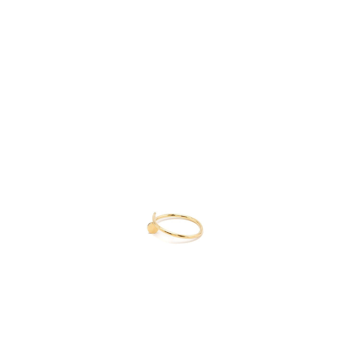 Cartier size 16 Juste Un Clou Bracelet yellow gold with diamonds