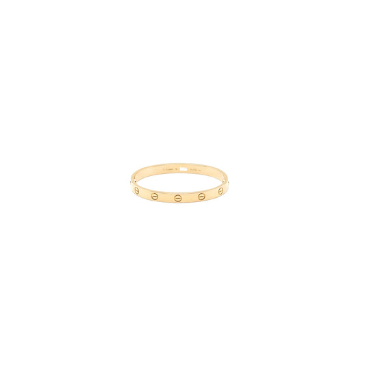 Cartier Size 16 Love Bracelet Rose Gold