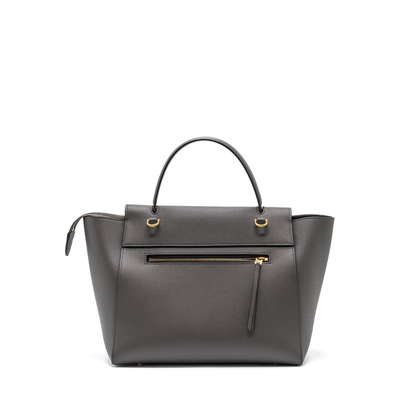 Celine Mini Belt Bag Grained Calfskin Dark Grey GHW