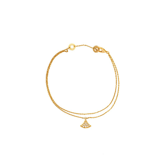 Bvlgari Size M/L Diva’s Dream Bracelet Rose Gold Diamonds