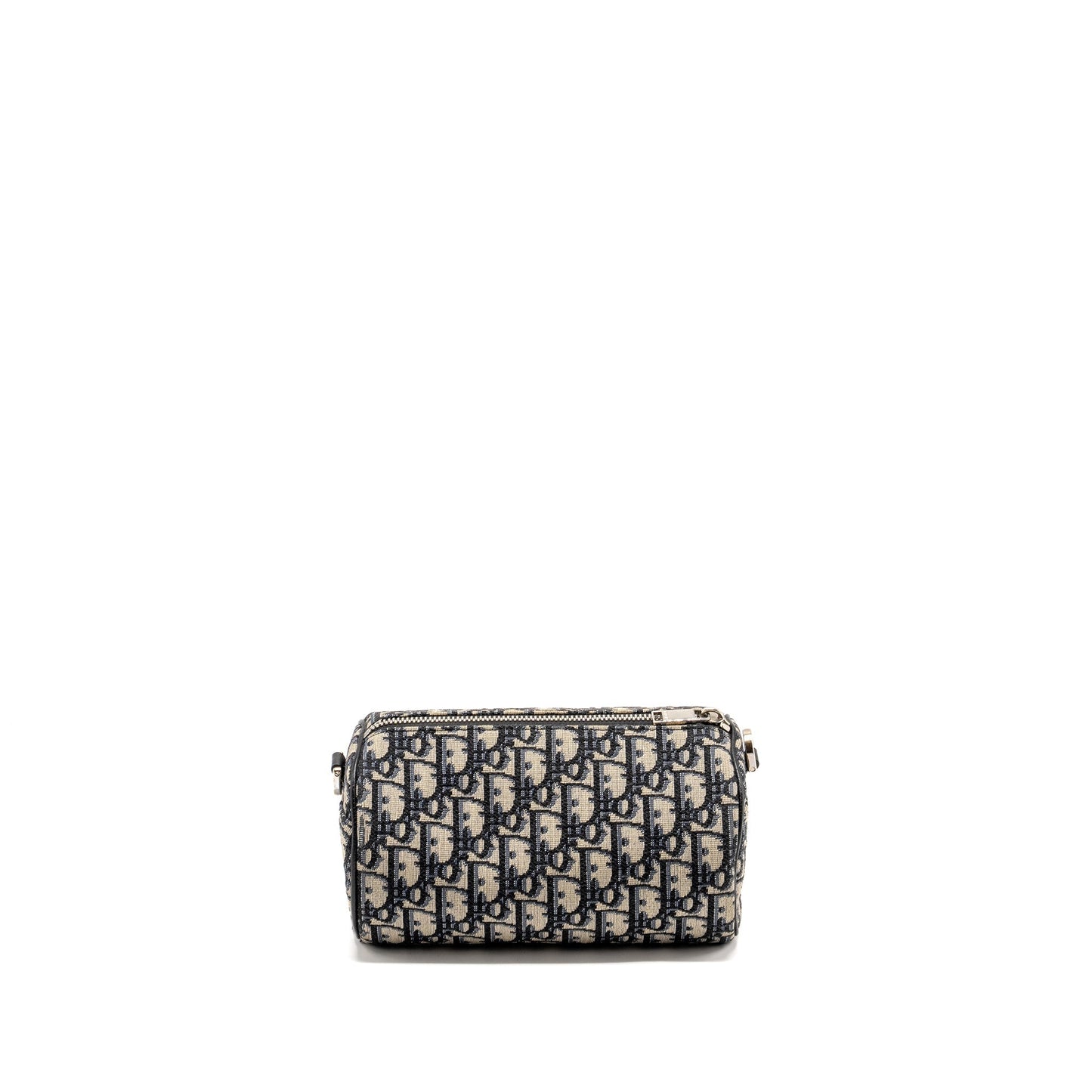 Luxury Dior Roller Messenger Bag Blue Oblique Jacquard SHW