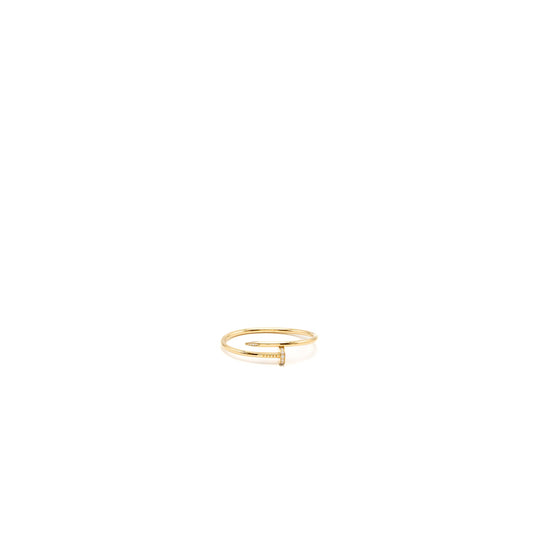 Cartier size 16 Juste Un Clou Bracelet yellow gold with diamonds