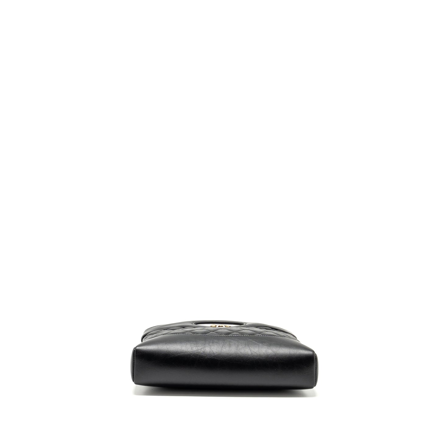 Chanel 23A mini 31 bag calfskin black LGHW (microchip)