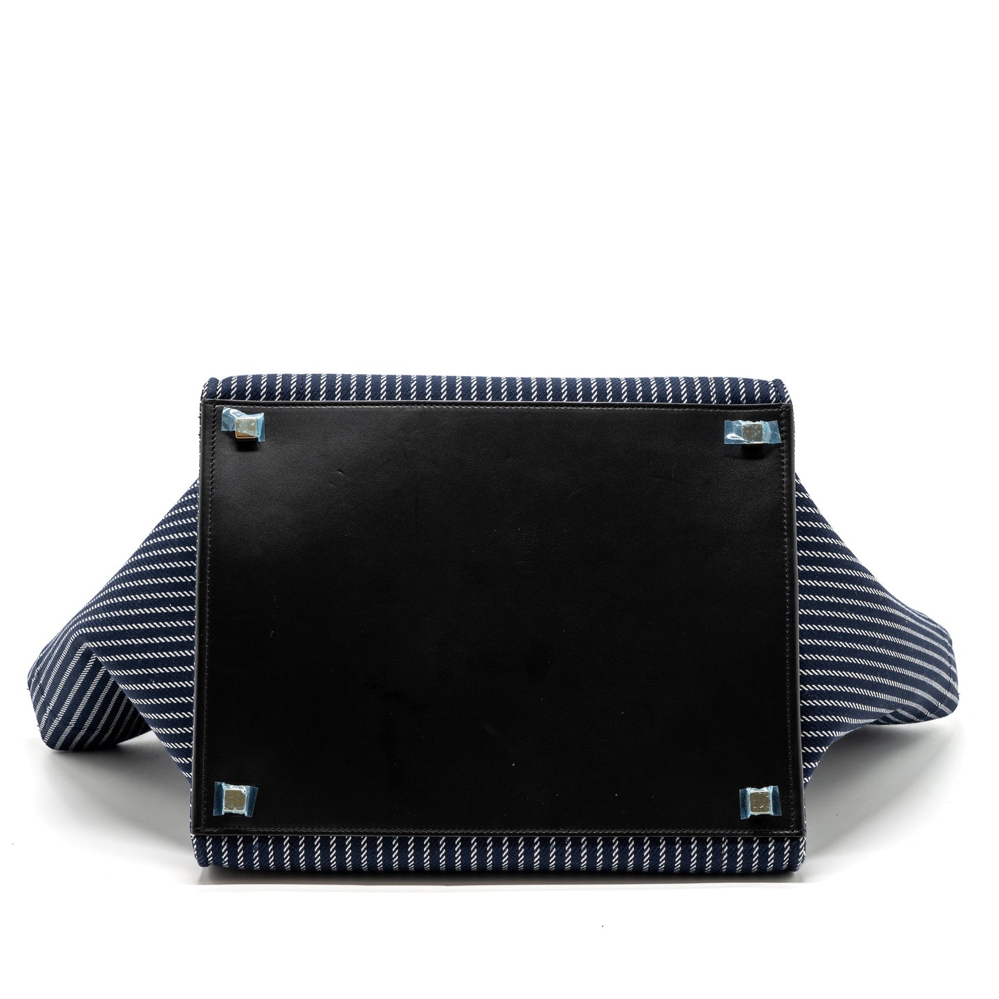Celine phantom luggage bag canvas /  leather dark blue / black GHW