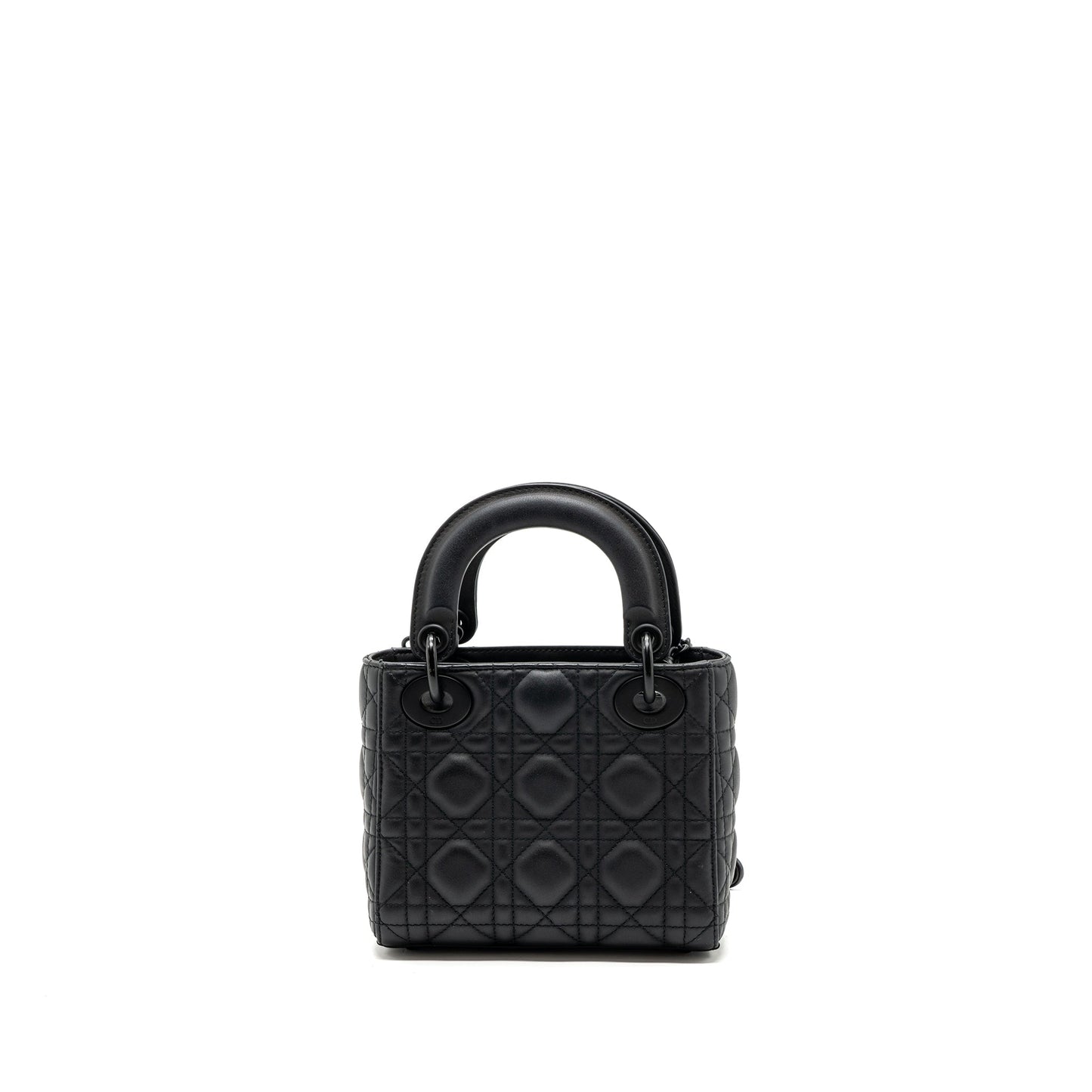 Luxury Dior Mini Lady Luxury Dior Calfskin So Black