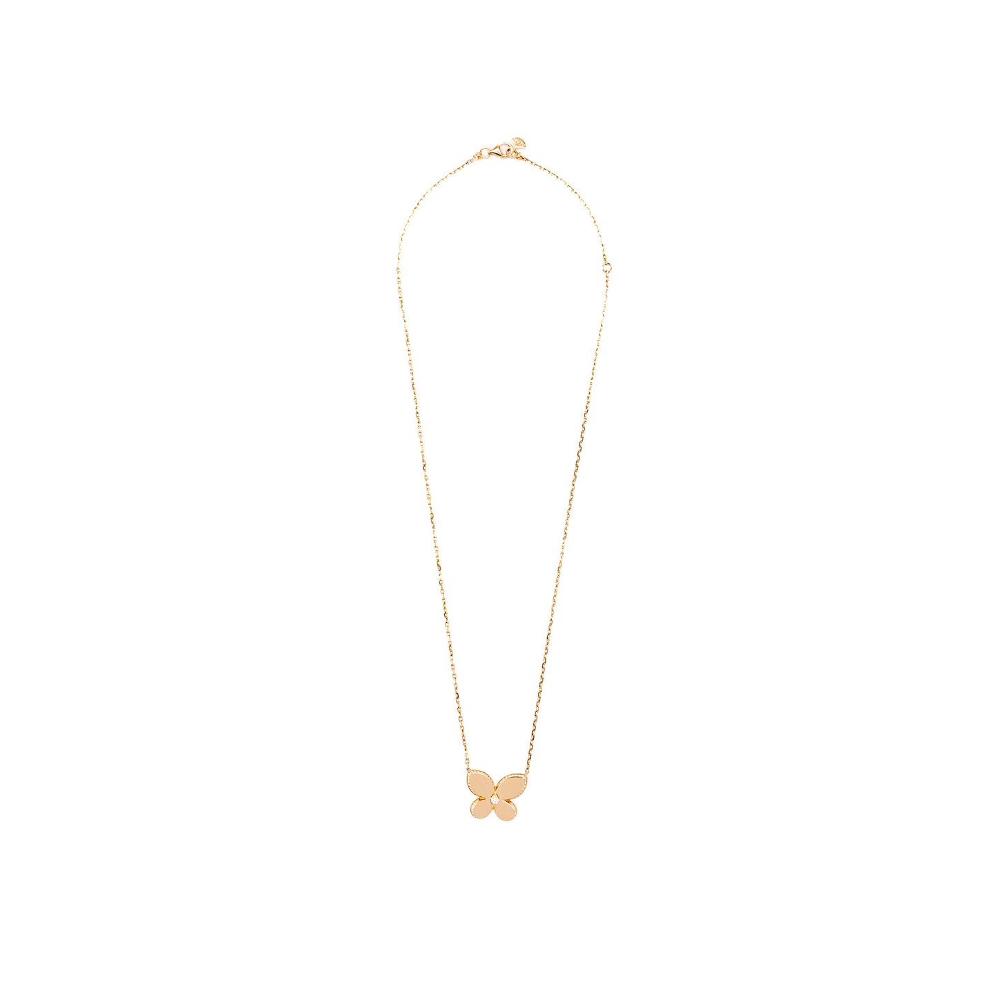 Graff Pave butterfly pendant rose gold, diamonds