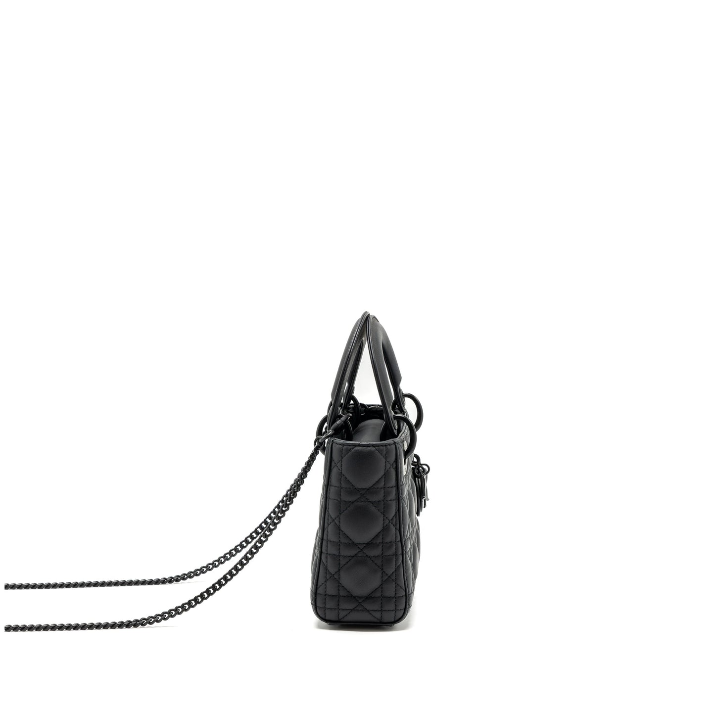 Luxury Dior Mini Lady Luxury Dior Calfskin So Black