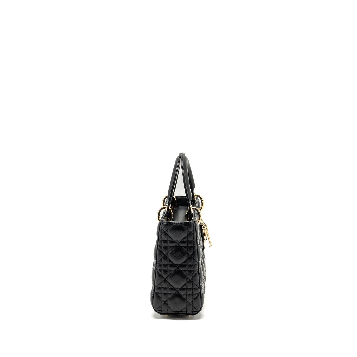 Luxury Dior small My abc lady Luxury Dior lambskin black LGHW