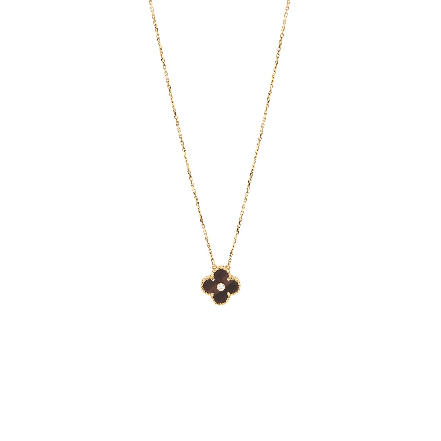 Van Cleef and Arpels holiday limited 2017 pendant Bulls Eye RGHW