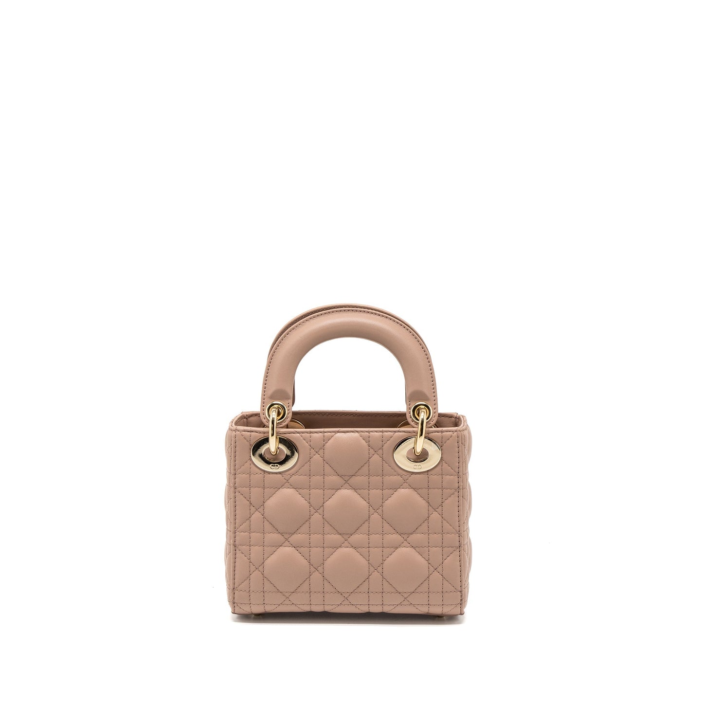 Luxury Dior Mini Lady Luxury Dior Cannage Lambskin Blush LGHW