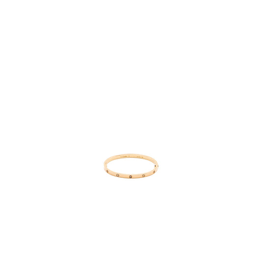 Cartier size 15 love bracelet small model Rose Gold,6 diamonds