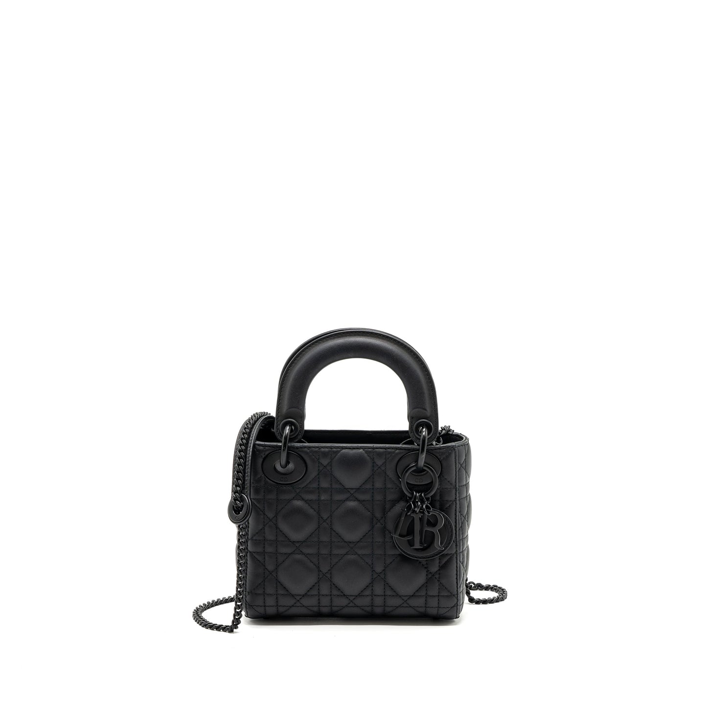 Luxury Dior Mini Lady Luxury Dior Calfskin So Black