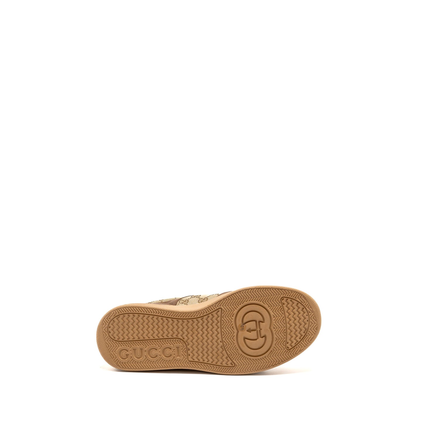 Gucci Size 10.5 Sneaker GG Supreme Canvas/Leather Brown