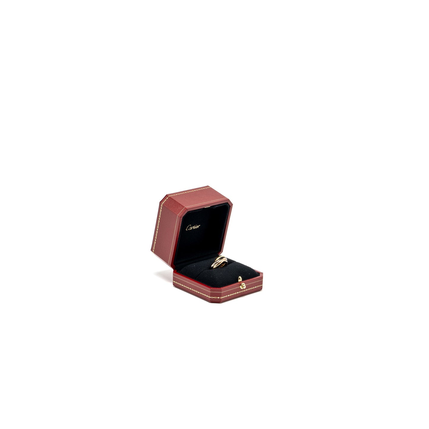 Cartier Size 53 Trinity Rings White/Rose/Yellow Gold