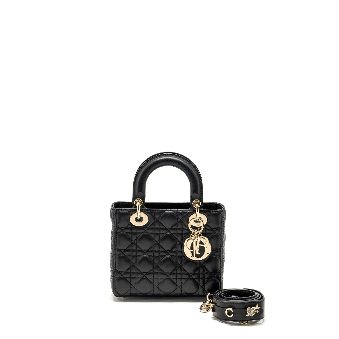 Luxury Dior small My abc lady Luxury Dior lambskin black LGHW