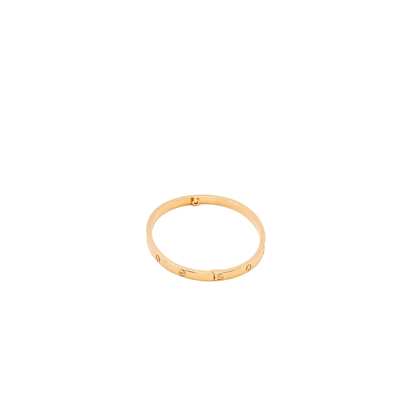 Cartier size 16 lovebracelet small model rose gold