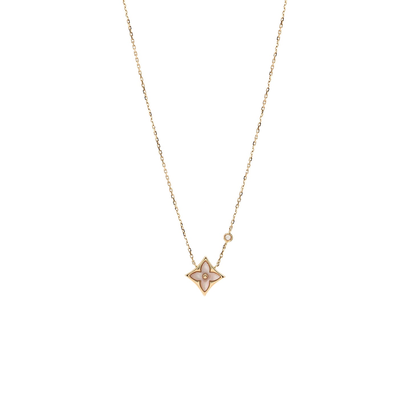 Louis Vuitton Color Blossom BB Star Pendant Pink Gold Mother Of Pearl/Diamond