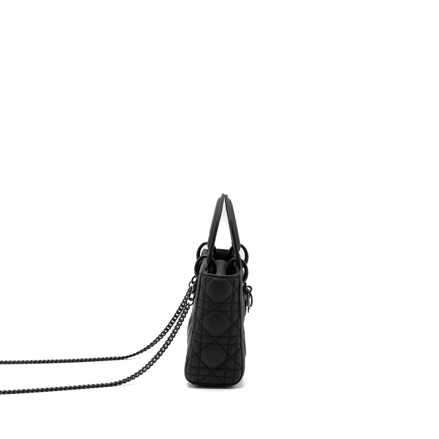 Luxury Dior Mini Lady Luxury Dior Calfskin So Black
