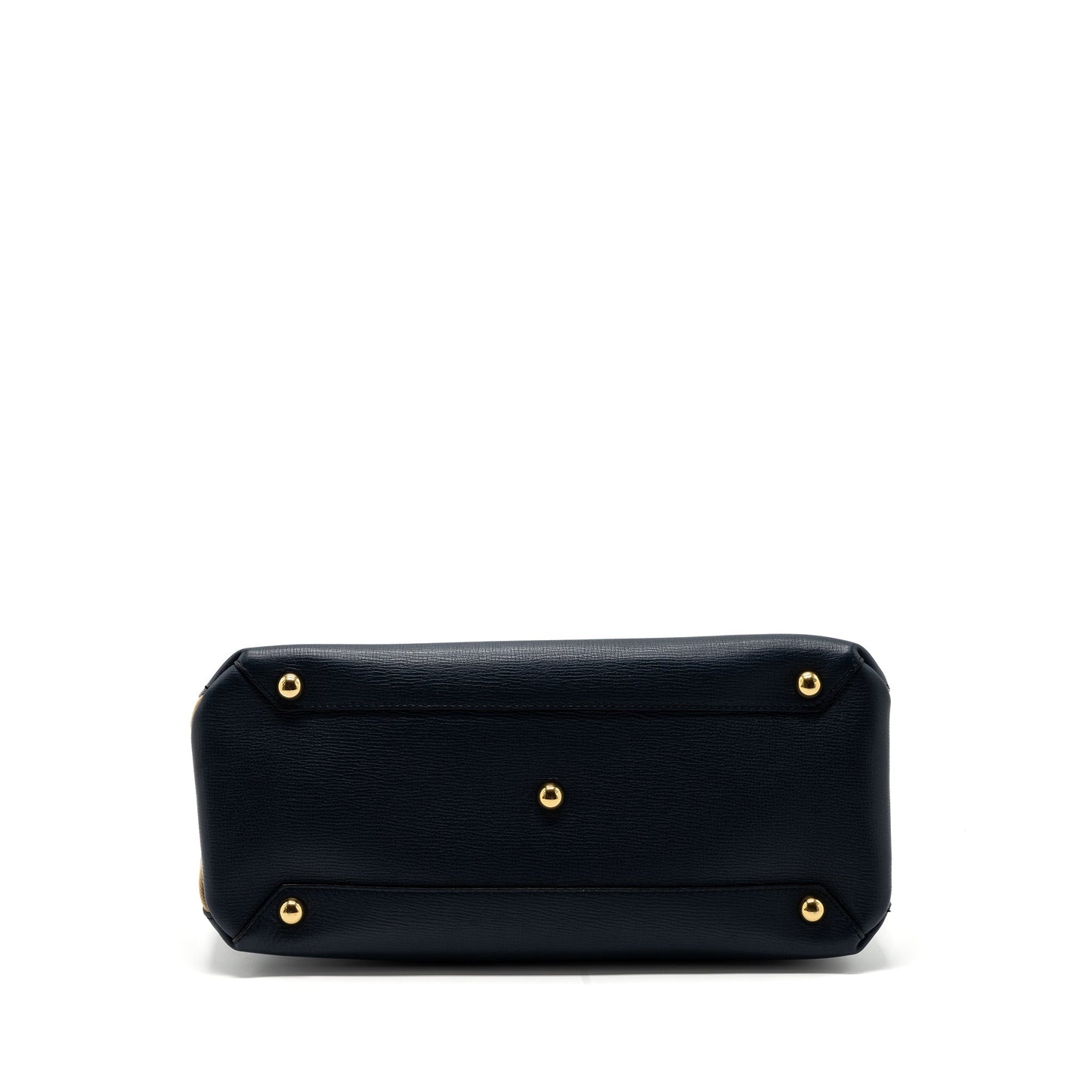 BURBERRY THE Large BANNER BAG CALFSKIN Dark Blue/MULTICOLOUR GHW
