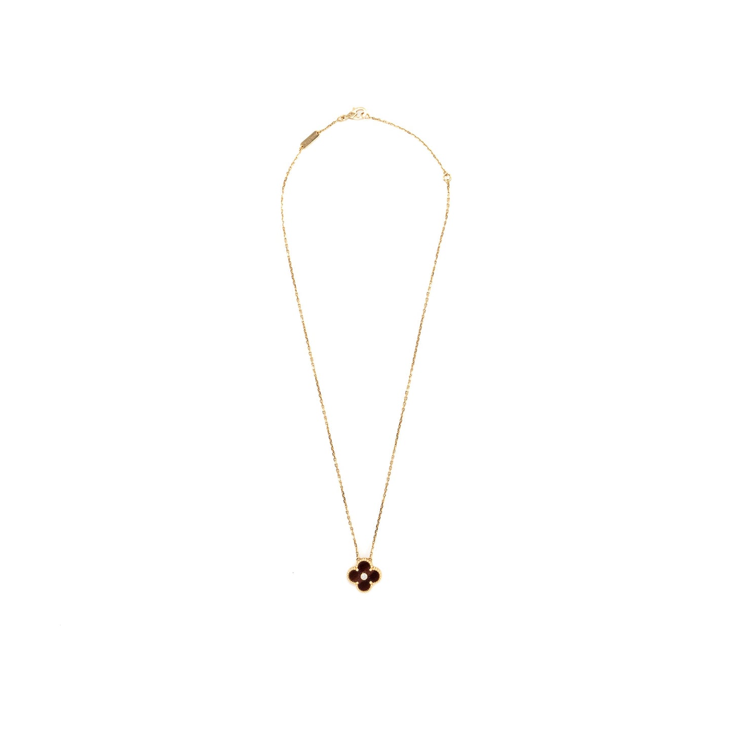 Van Cleef and Arpels holiday limited 2017 pendant Bulls Eye RGHW