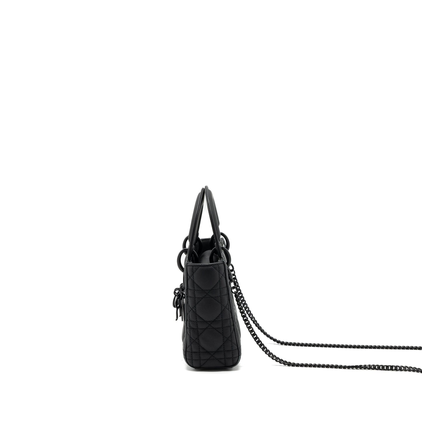 Luxury Dior Mini Lady Luxury Dior Calfskin So Black