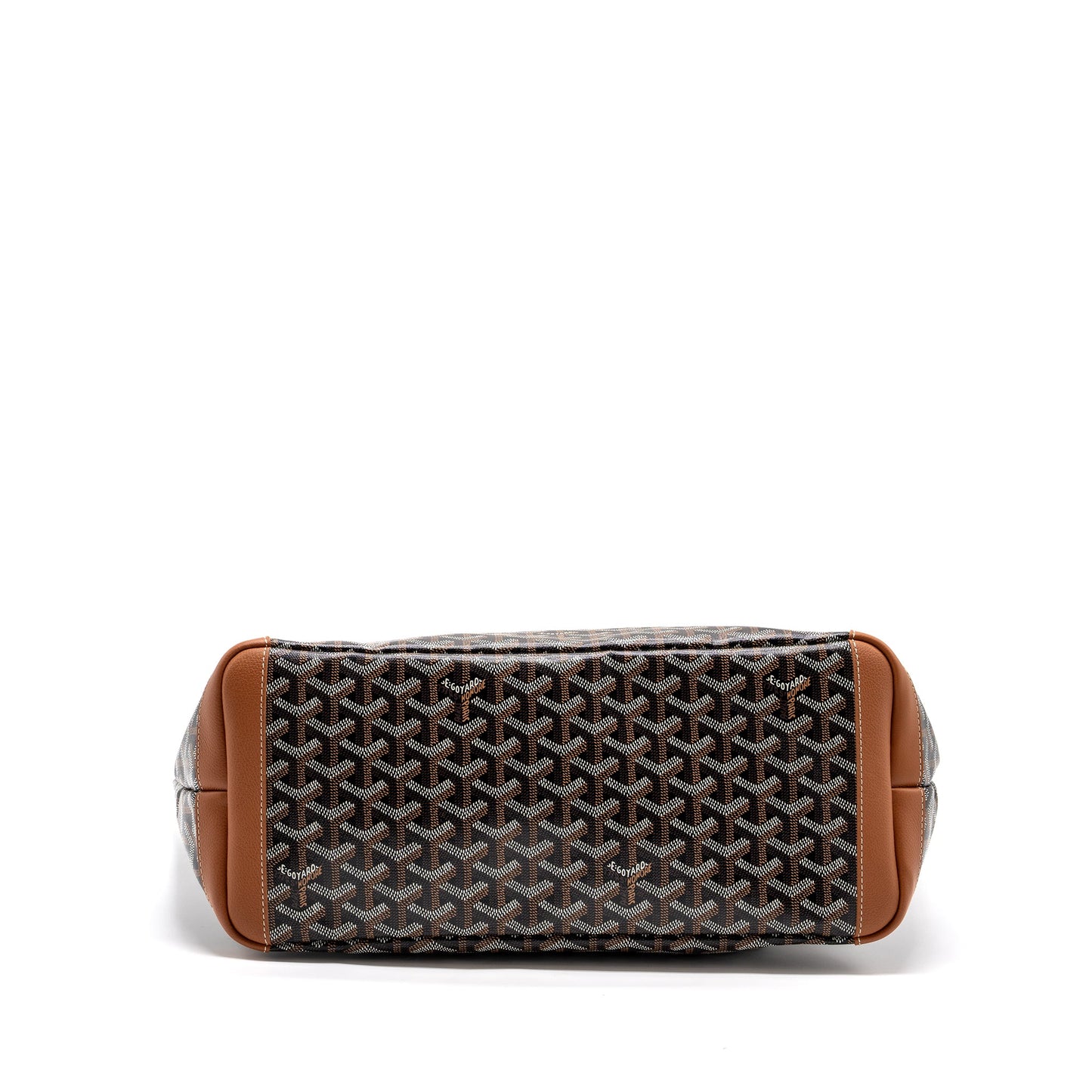 GOYARD ARTOIS MM TOTE GOYARDINE CANVAS Black / Tan SHW