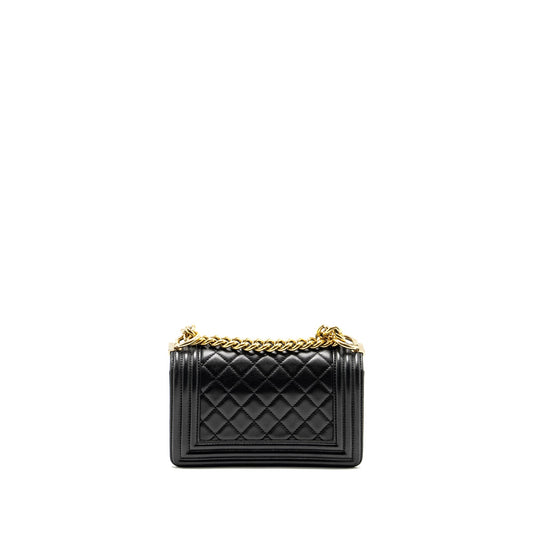 Chanel Small Boy Bag Lambskin black GHW