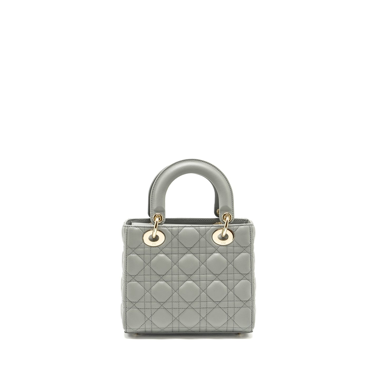 Luxury Dior My ABC Luxury Dior Small Lady Luxury Dior Lambskin Stone Grey LGHW