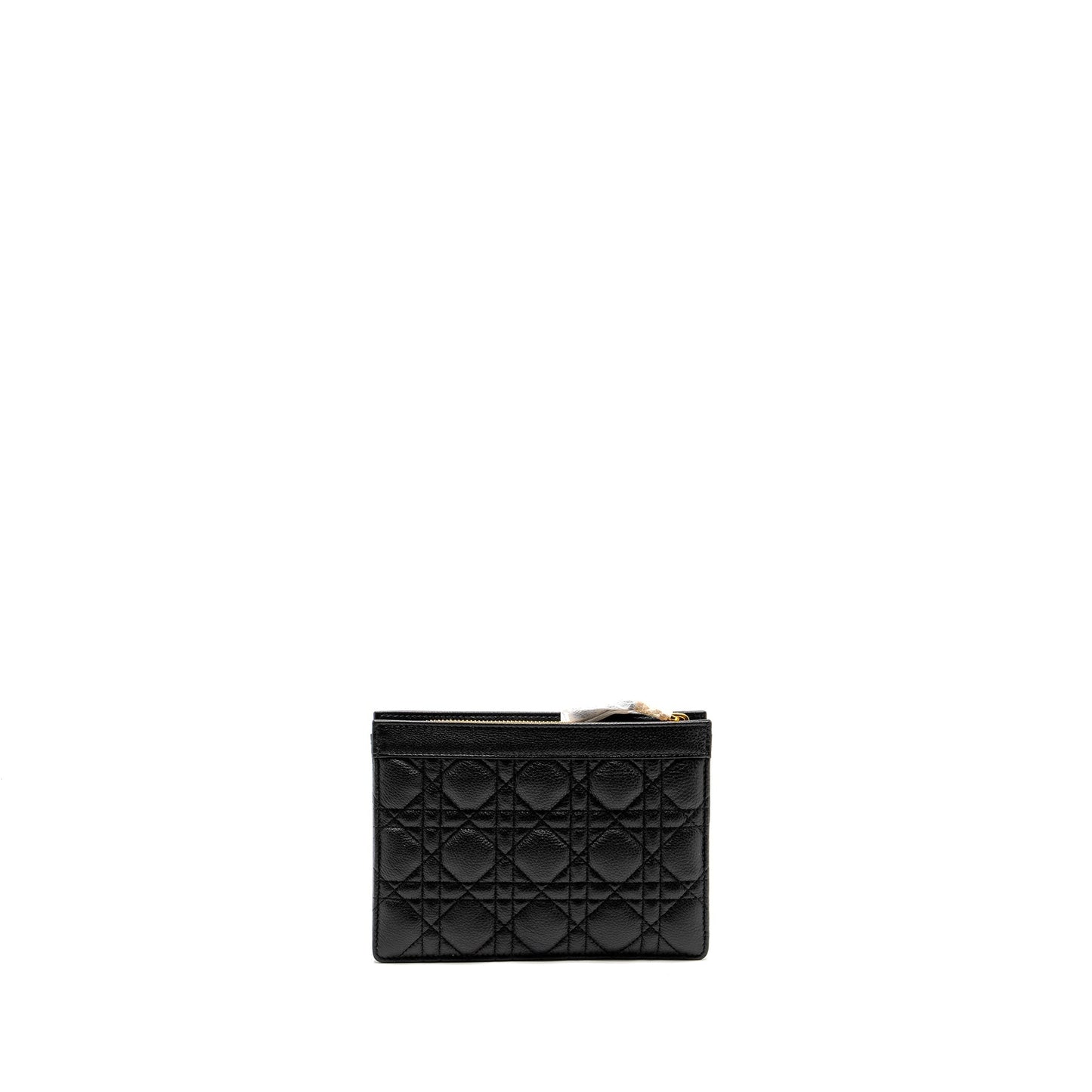 Luxury Dior Caro Every Luxury Dior Pouch Supple Calfskin Black GHW