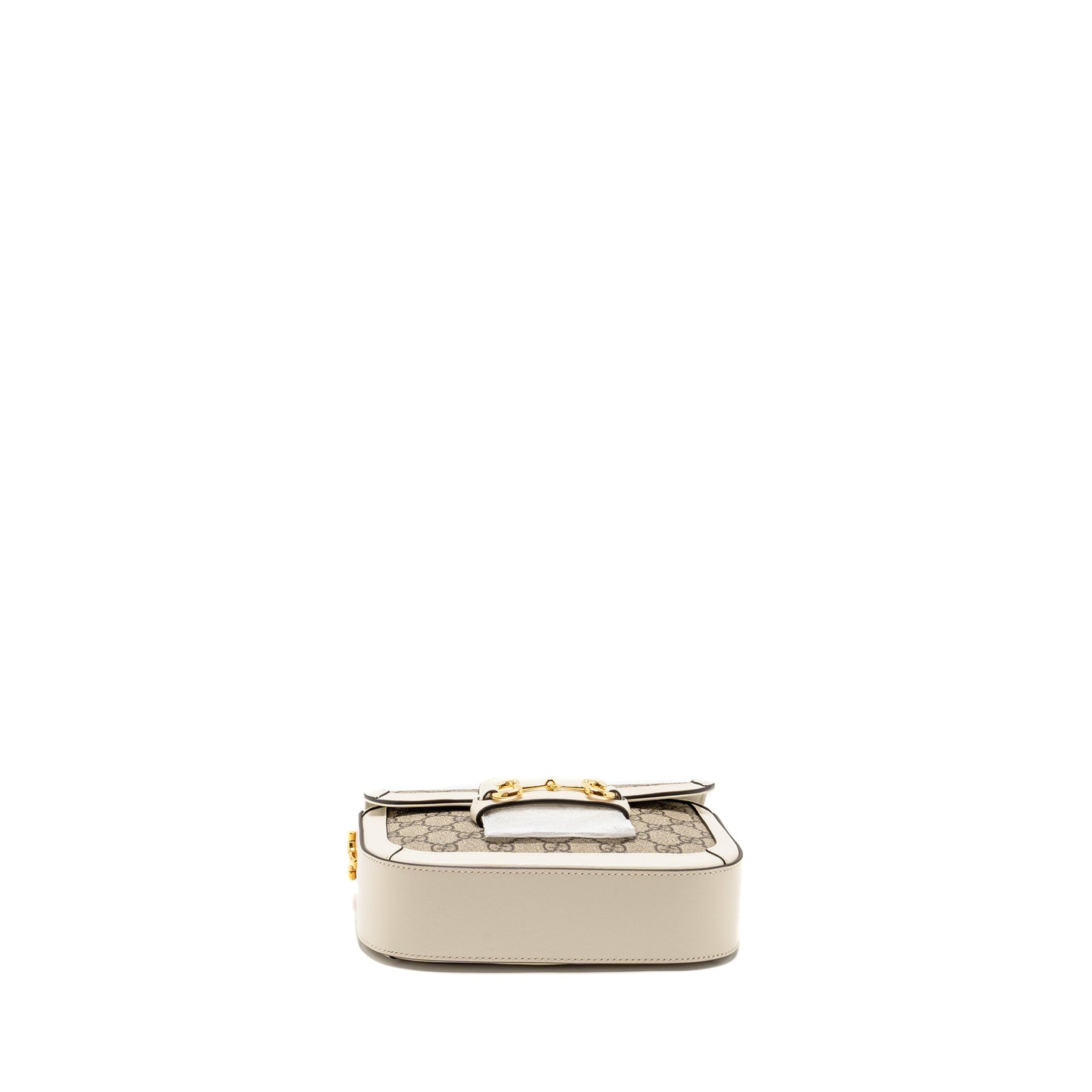 Gucci Mini Horsebit 1955 Bag GG Supreme Canvas/Leather White/Multicolour GHW