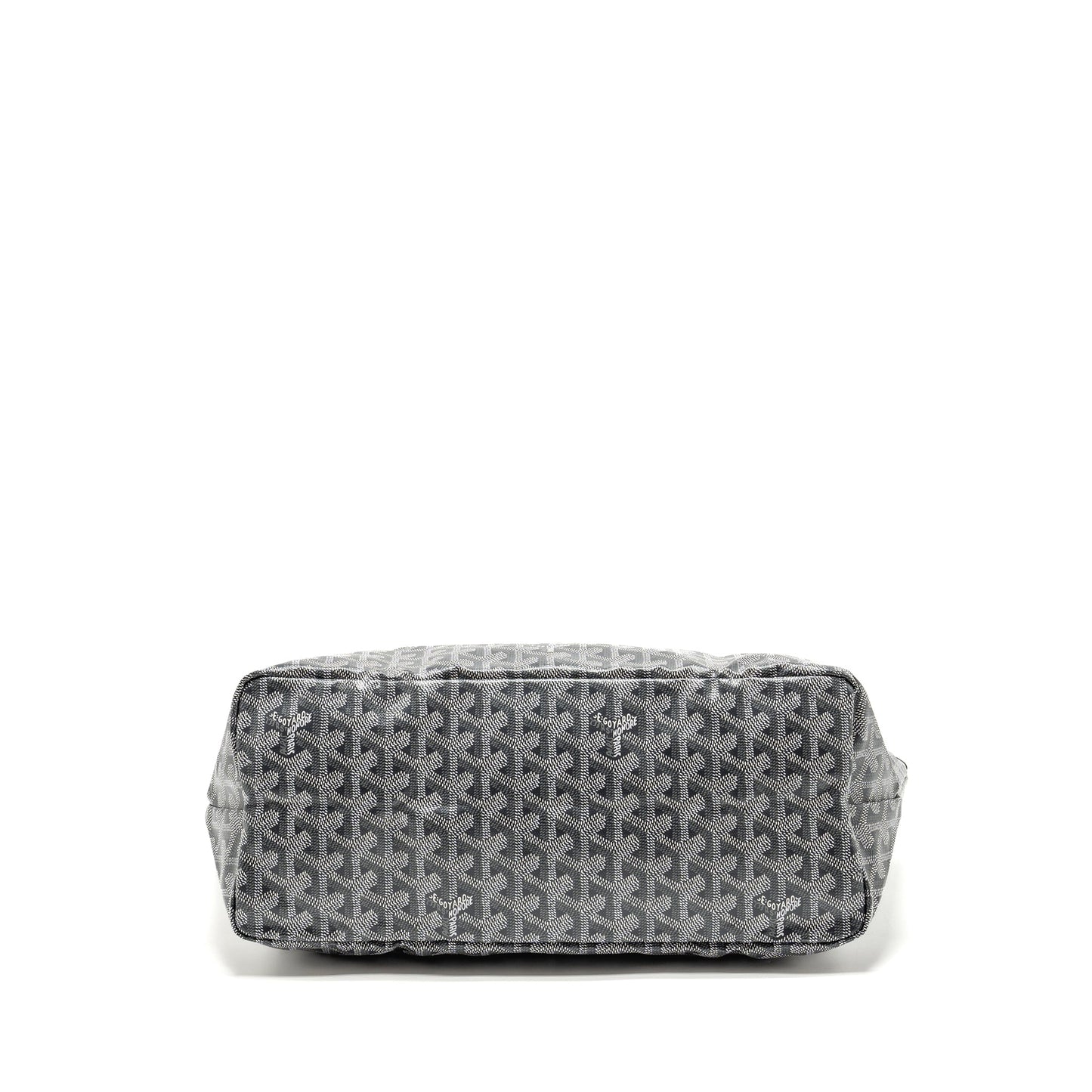 Goyard Saint Louis PM tote goyardine canvas / calfskin grey