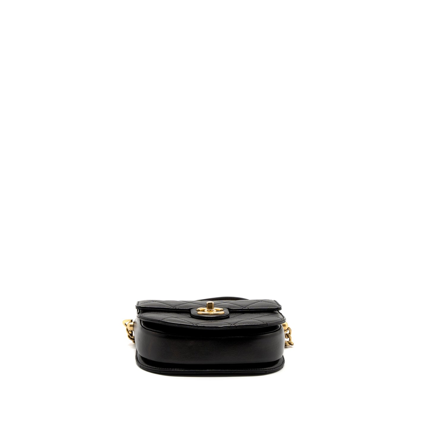 Chanel Messenger Bag Calfskin Black GHW