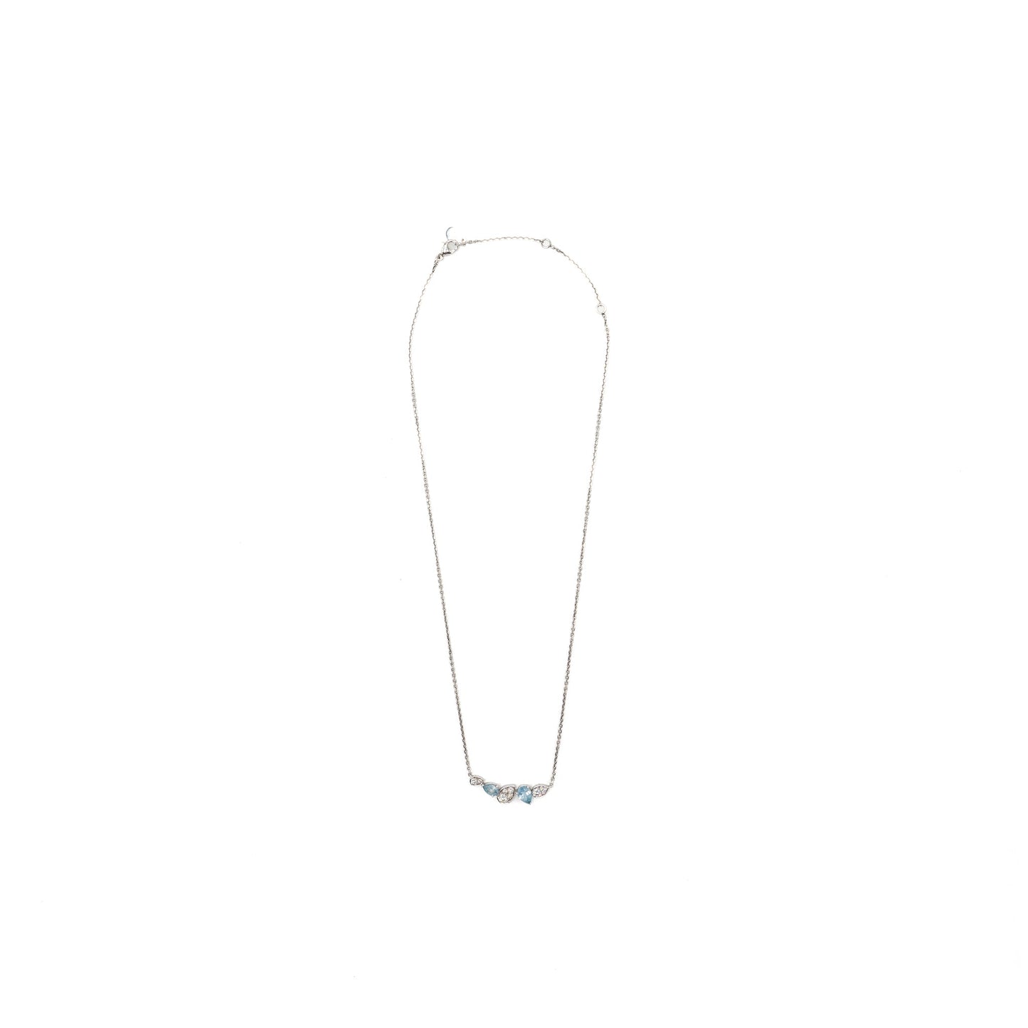 Chaumet Josephine Rinde D’aigrette Necklace White gold / aquamarines / diamonds