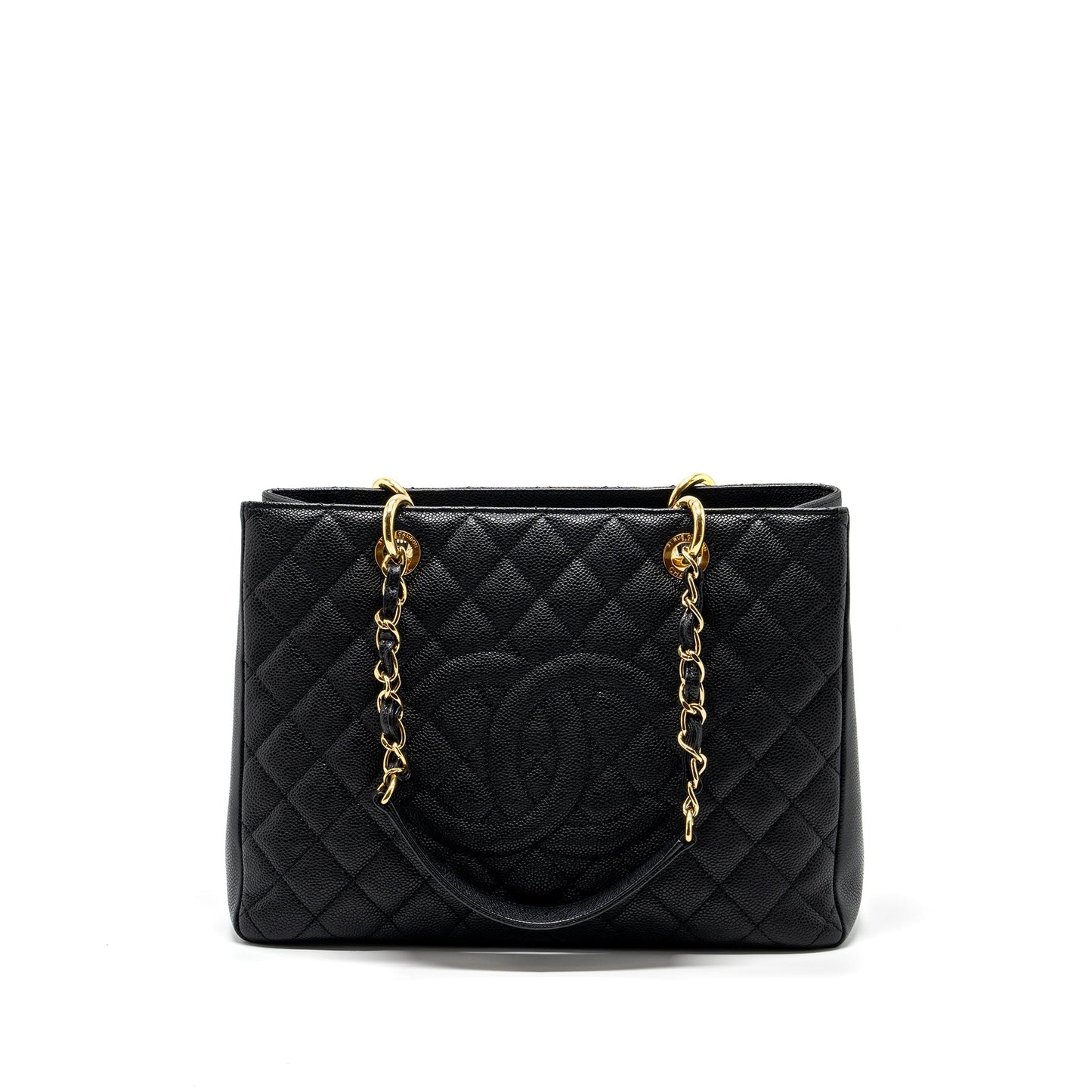 Chanel grand shopping tote bag caviar Black GHW