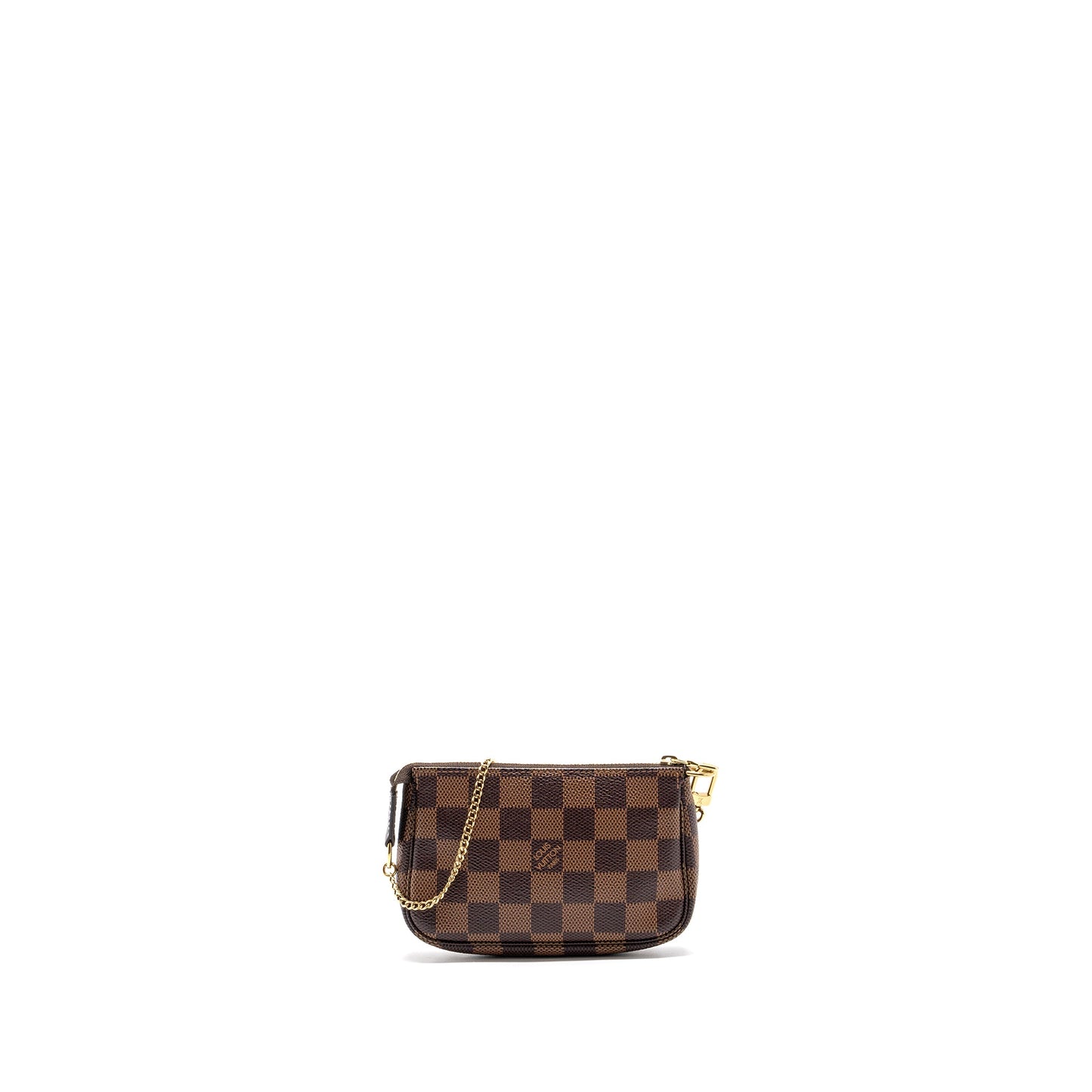 LOUIS VUITTON MINI POCHETTE DAMIER EBENE GHW