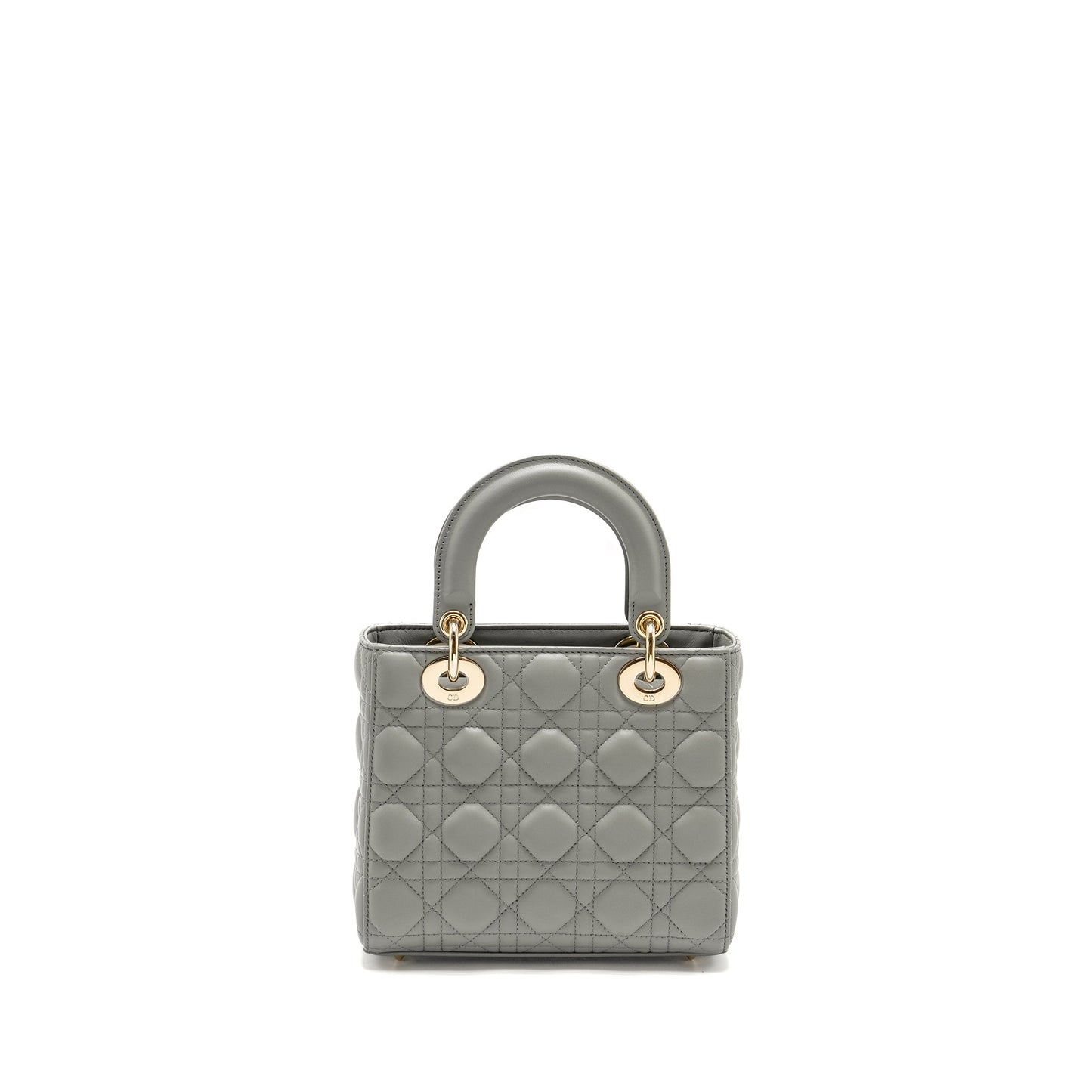 Luxury Dior My ABC Small Lady Luxury Dior Lambskin Light Grey LGHW
