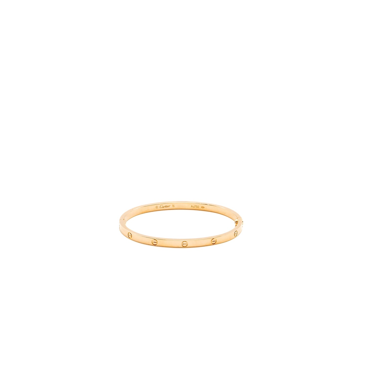 Cartier Size16 lovebracelet small model rose gold